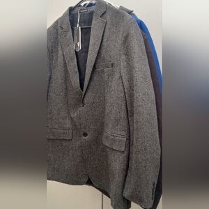 WangYue Wool Gray Blazer Jacket